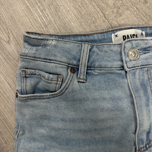 Paige Sarah Longline Denim Shorts - Size 25 - Picture 4 of 6